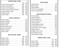 Hotel Sai Dhaba menu 2