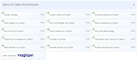 Cakes And Desserts menu 1