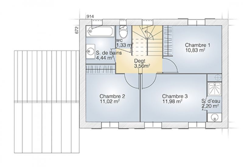  Vente Terrain + Maison - Terrain : 460m² - Maison : 95m² à Mus (30121) 