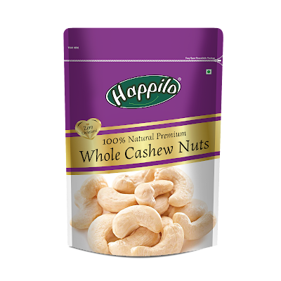 Happilo Premium Whole Cashew Nuts - 200g