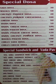 Dhiraj Special Sandwich menu 3