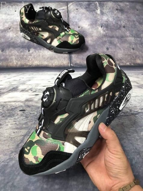 Giày Puma Disc Blaze x Bape