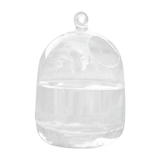 Vase Fishbowl Transparent Stainless Stylish Glass Creative Decor Fish Tank Gift Hanging Fishbowl for Garden