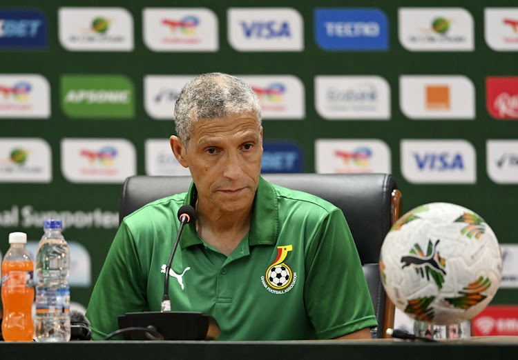 Ghana coach Chris Hughton back in firing line as exit from Afcon looks imminent.