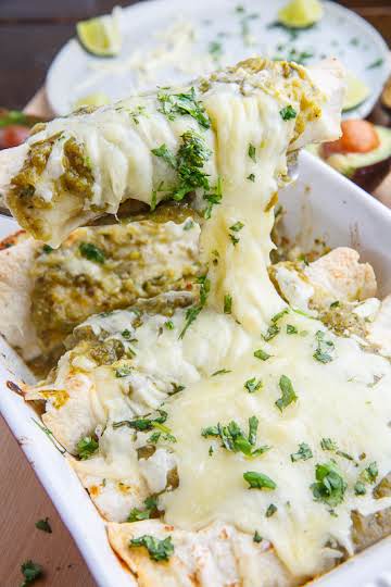 Chicken and Avocado Enchiladas