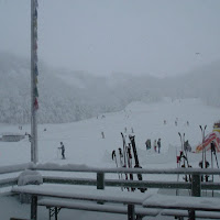 Una innevata montagna di 