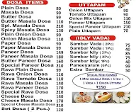 Dosa Express menu 1