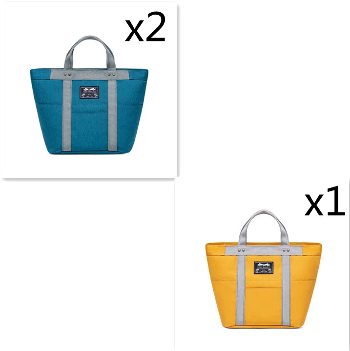 Sac isotherme familial, boîte à déjeuner épaissie en feuille d'aluminium, pour repas chauds et pique-niques