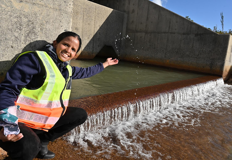 Mayoral committee member for water and waste Xanthea Limberg launched the opening of the Table Mountain Group underground water extraction project on Wednesday.