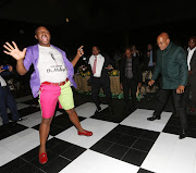  President Jacob Zuma and Dr Malinga on the dance floor at the ANC gala dinner to celebrate their 103rd birthday at Cape Town Convention Centre.