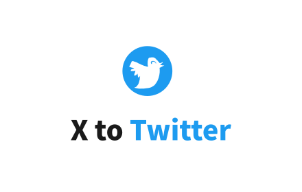 X to Twitter small promo image