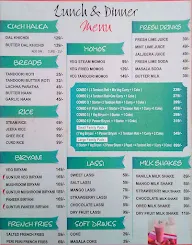 Rajhans menu 3