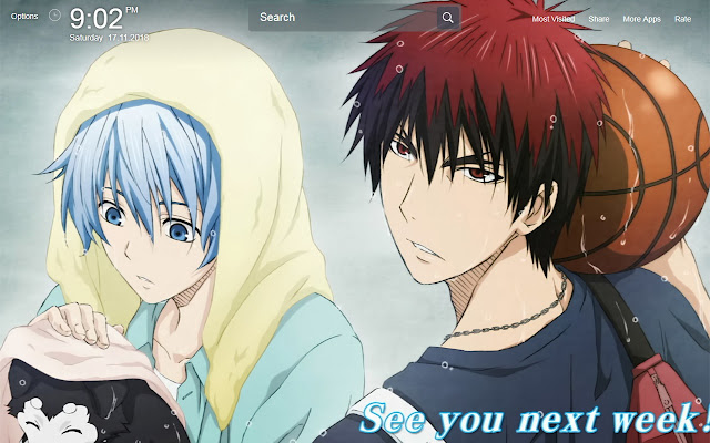 KNB Last Game Wallpapers Theme New Tab