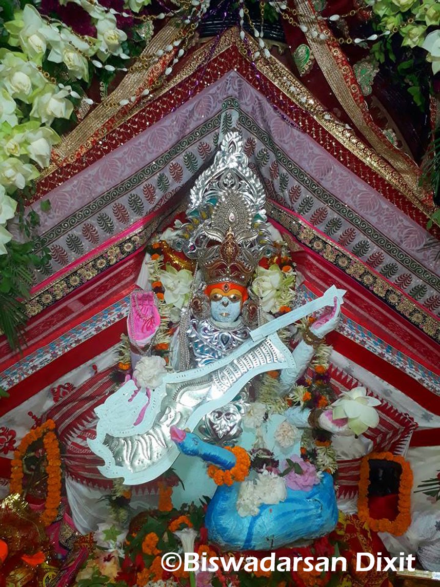 Mahasaraswati Besha of Maa Bhadrakali