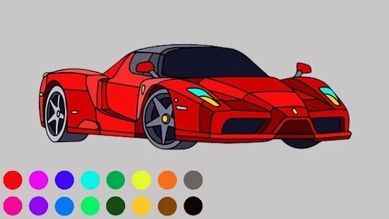 super car colouring games  cars coloring book for pc