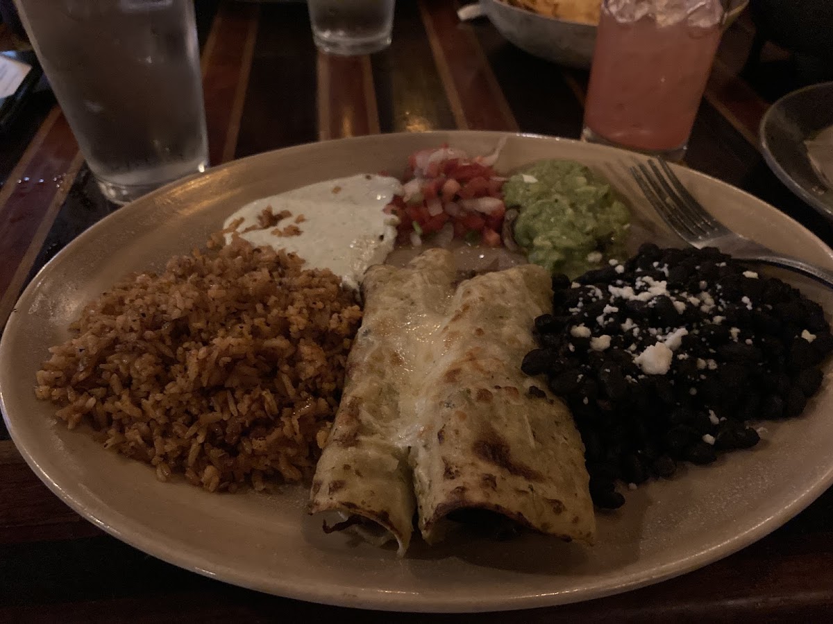 Enchilada plate