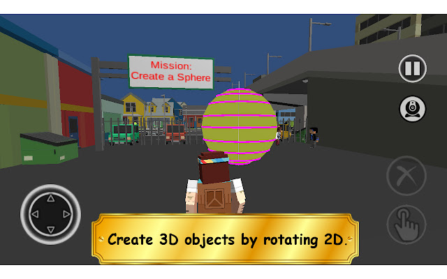 Simple 3D Shapes Objects Games chrome extension