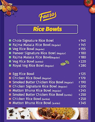 Faasos Signature Wraps & Rolls menu 3