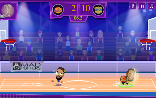 Basketball Legends Funny Heads Game