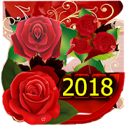 Red Roses Live Wallpaper Koi Fish  Icon