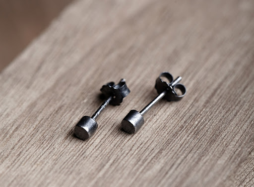 Title 6, S925 Fashion Simple Round Mini Ear Studs. Every...