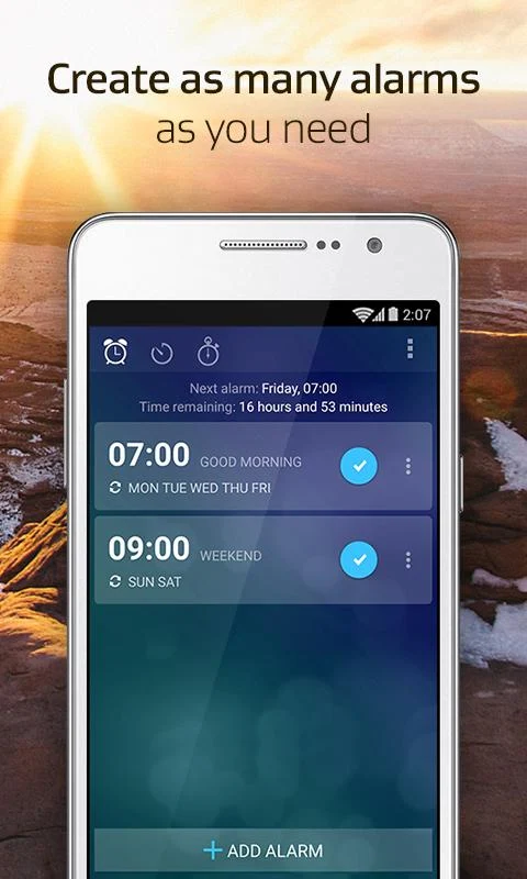  Alarm Clock Xtreme Free +Timer- screenshot 