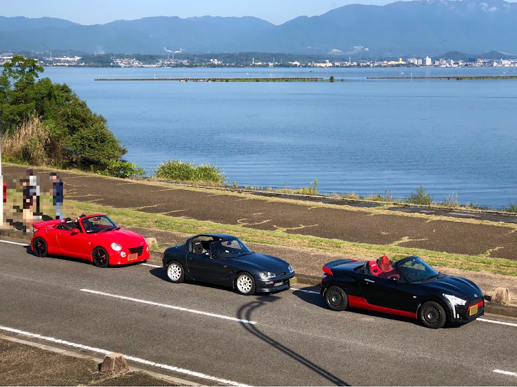 コペンの出逢い・お友だち・琵琶湖・朝活に関するカスタム事例の投稿画像2枚目