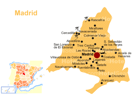 Provincias comunidad de madrid