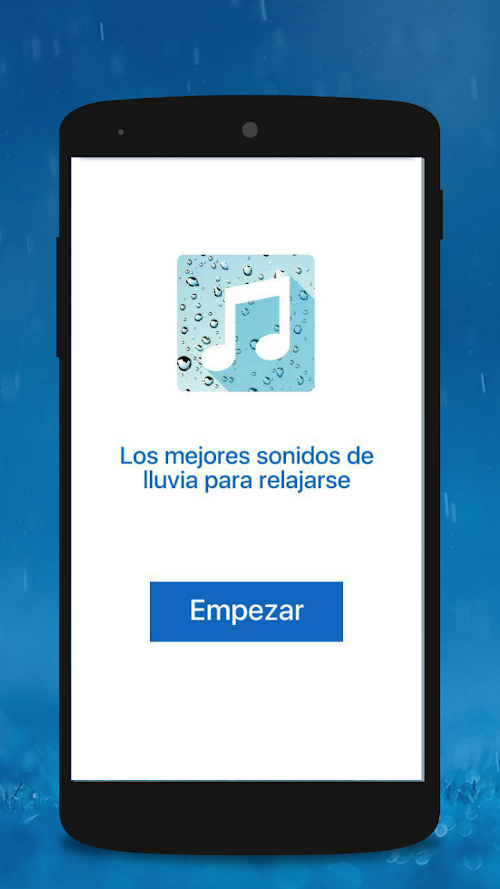 Android application Sounds Rain: Relax and sleep screenshort