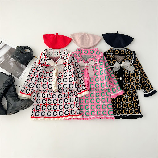 Title 8, Kids Sweater Suit Knitted Cardigan Two-piece S...