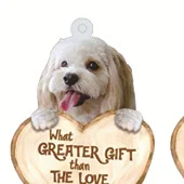 Porte-clés acrylique Love Dog, un pendentif charmant pour clés. Emportez l'amour de votre chien avec vous, durable et léger.