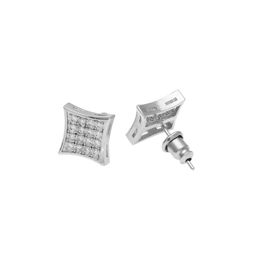 Title 7, Hip Hop Rock Micro Zirconia Stud Earrings Fashi...
