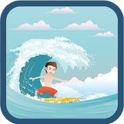 3d Surfing Boy  Icon