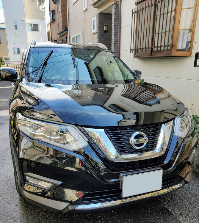 エクストレイルの洗車・水アカバスター・アイアンバスター4・スパシャンプレミアムフリー・アクリルトップに関するカスタム事例の投稿画像5枚目