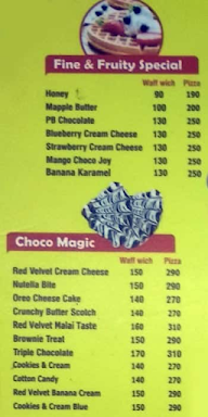 Belgians Waffle menu 1