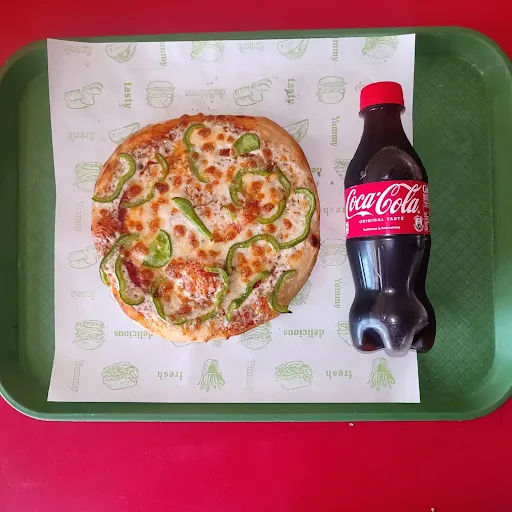 Capsicum Pizza Mania [7 Inches] With Cold Drink [250 Ml As Per Availability ]