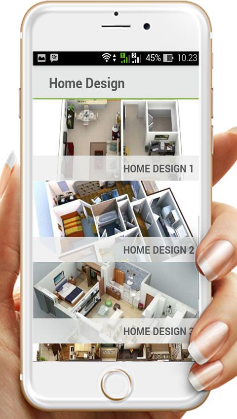 Android application 3D Home Design screenshort