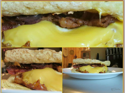 - Flatbread used for Breakfast sandwich