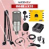 Combo Mic Thu Âm Takstar Sm8B, Sound Card K10, Micro Chuyên Nghiệp, Hàng Chính Hãng [Bh 1 Năm]