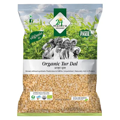 24 Mantra Organic Tur Dal 1 Kg