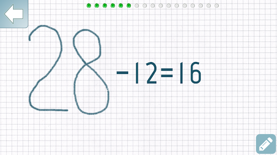 Subtraction Math Trainer Screenshot