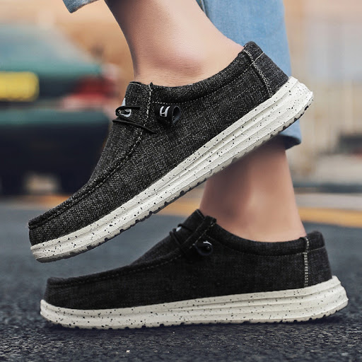 Title 8, Mens Loafers Fashion Canvas Shoes, comfortable...