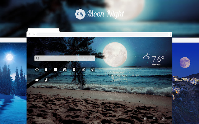 My Moon Night HD Wallpapers New Tab
