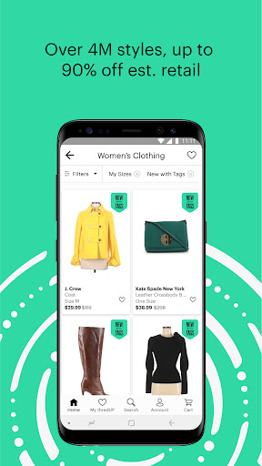Screenshot thredUP: Online Thrift Store