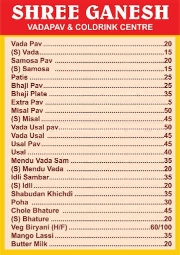 Raghavendra Fast Food & Juice Center menu 