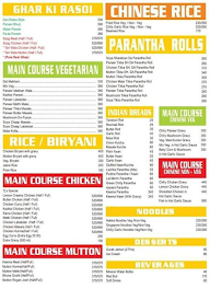 Tikka Junction menu 2