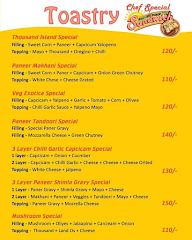 Toastry The Sandwich Spot menu 6