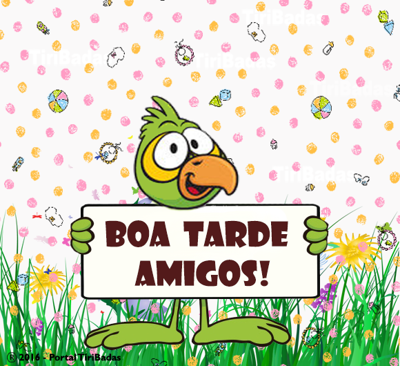 Boa tarde amigos!