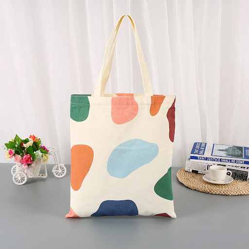Title 8, One-shoulder college style shopping bag, large ...
