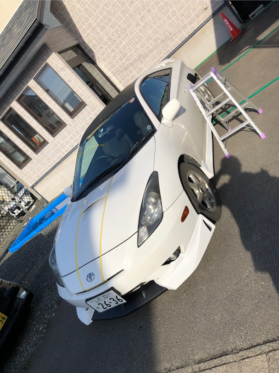 セリカの塗装・ハケ塗り塗装・ホイール交換・深リム・卒業式に関するカスタム事例の投稿画像11枚目